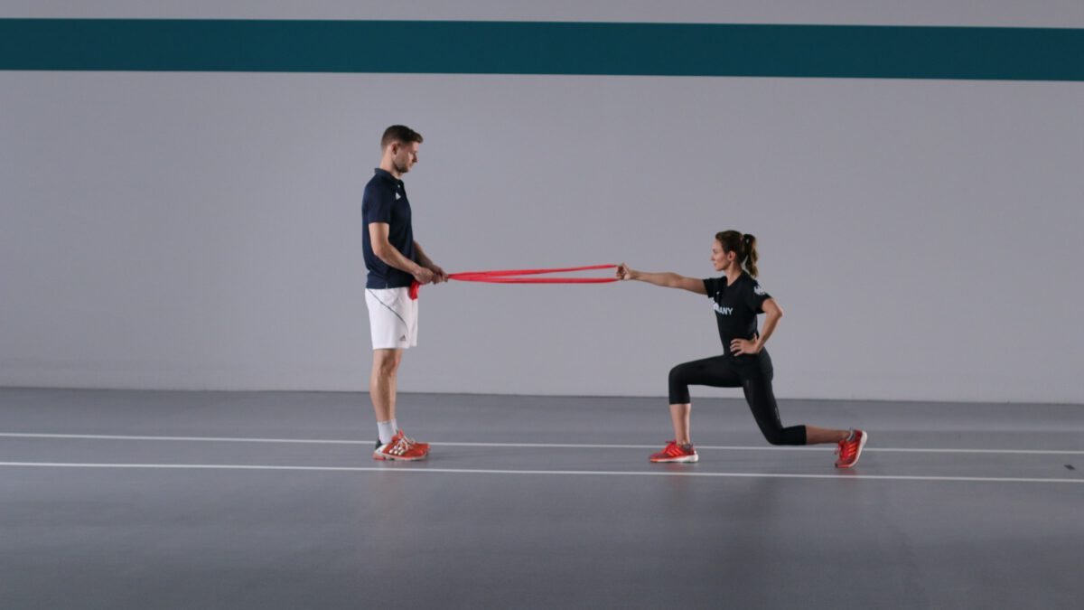 Dehnbares Team-Band Für Gruppentraining - Kooperationsübungen Für Fitness Und Rehabilitation